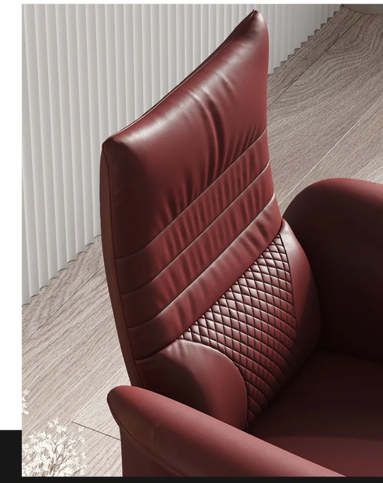 洛品家具 头等舱真皮单椅轻奢极简单人位沙发椅客厅 YX-162(图3)