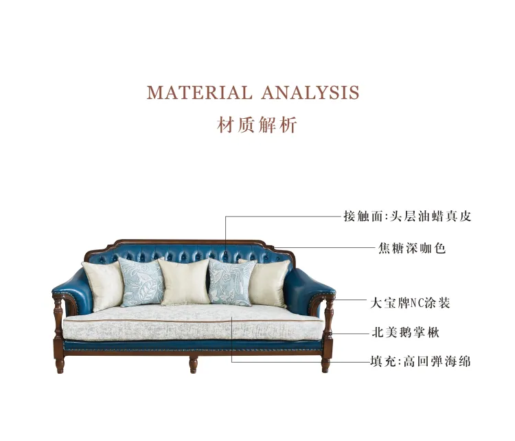 Jioon简欧 现代简美风格名仕简美系列沙发 H-876(图15)