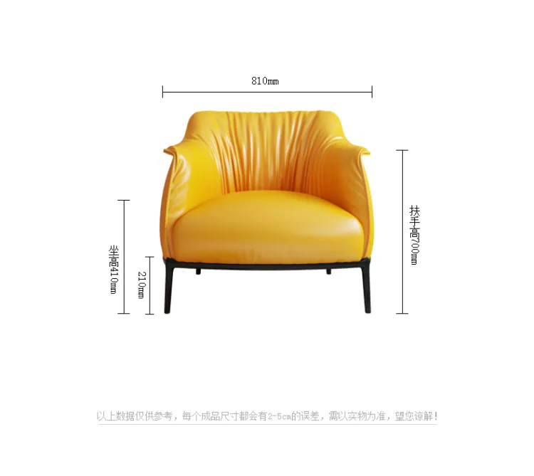 朱丽叶 单人沙发椅创意北欧阅读椅休闲懒人客厅老虎椅 Y-006#休闲椅(图25)