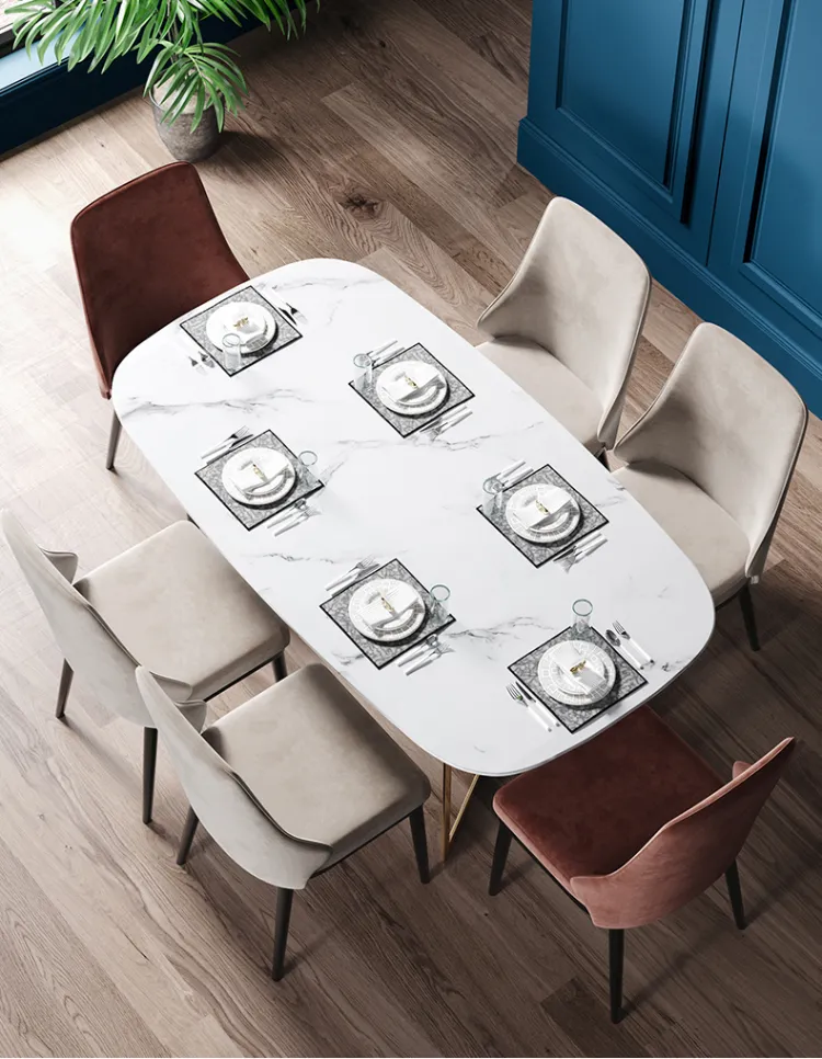 洛品家具餐椅家用简约餐桌椅组合套装会议室培训办公YX-010(图9)