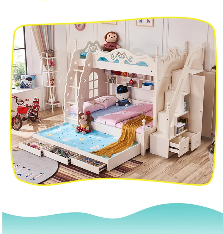 A家家具旗舰店 A家 儿童床高低床双层床成人多功能上下床 儿童系列 ET16(图9)