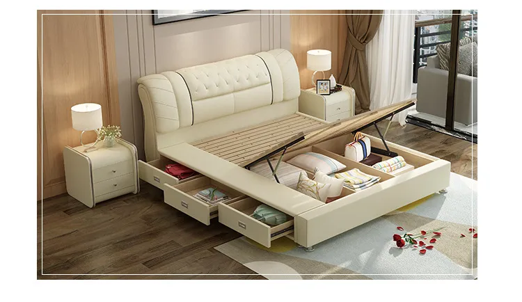 梦木旗 现代简约1.8米床+床头柜*2(图13)
