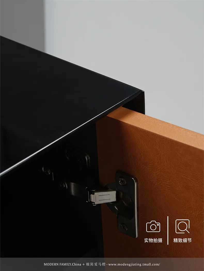 摩登家庭 现代轻奢摩橙系列鞋柜不锈钢电镀 CQ2019103XG(图10)