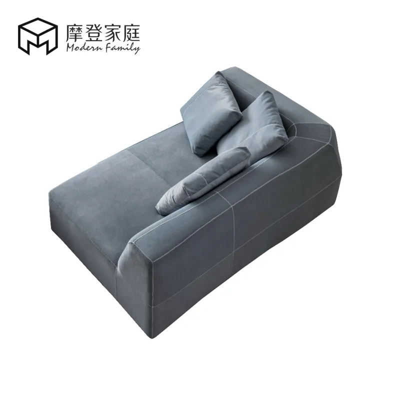 摩登家庭 现代简约时尚绒布三人沙发 MF-XSMX-SF-JA2130(图3)