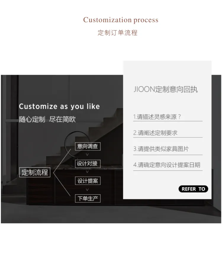 Jioon简欧 简美系列餐桌北美黄杨木+ 胡桃木木皮 HCT01(图10)