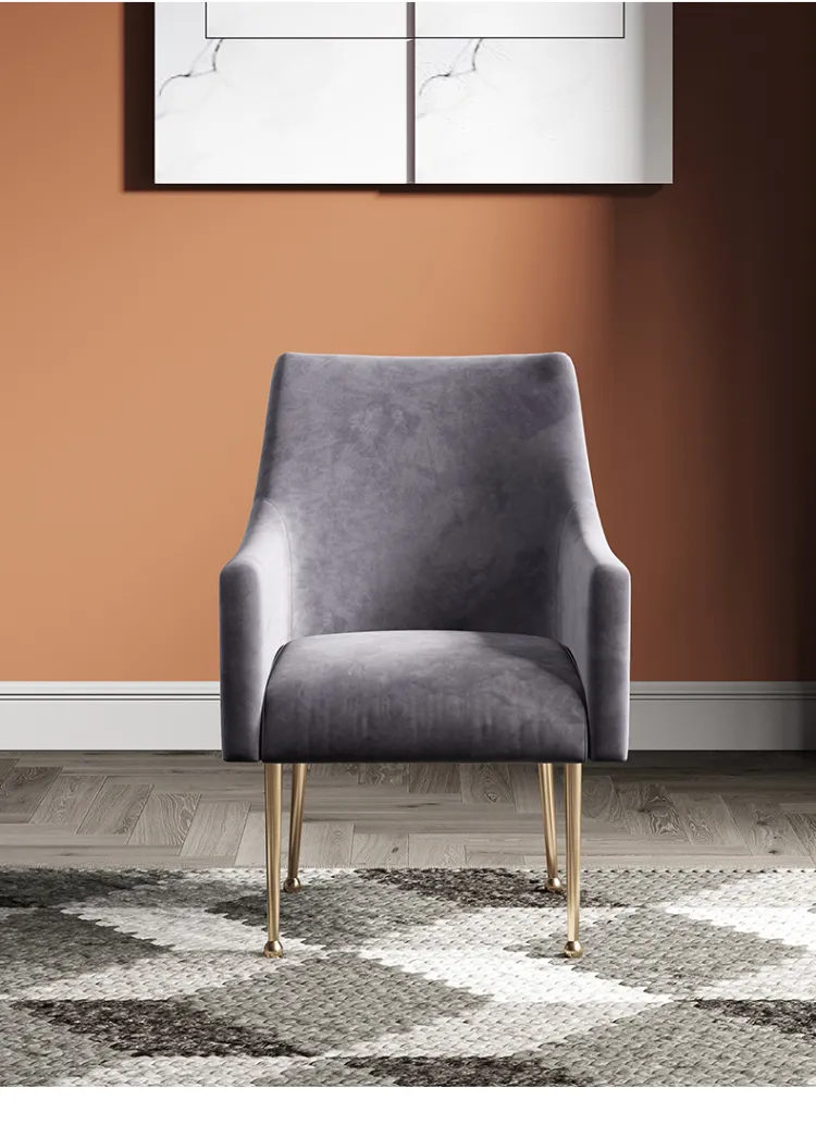 洛品家具 轻奢餐椅现代简约家用小户型创意实用椅子 YX-034(图16)