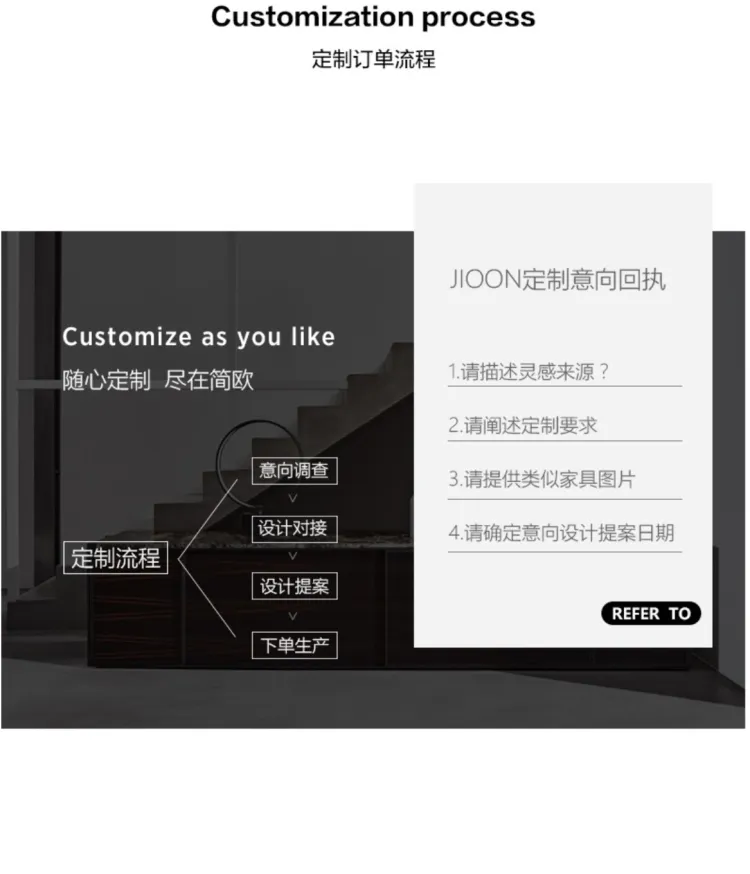 Jioon简欧 都市时尚现代轻奢风格 至美系列电视柜 PKN2A(图2)